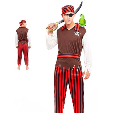 Disfraz de Pirata Rayas