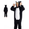 Disfraz de Gato Negro Pijama Peluche Infantil