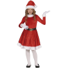 Disfraz de Mama Noel Terciopelo Infantil