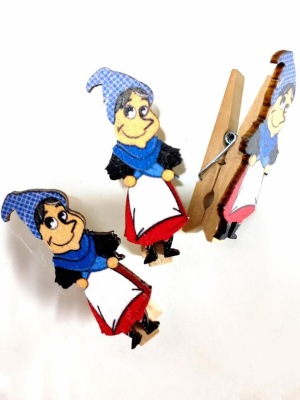 Pinzas Navideñas Mari Domingi (3 Unid.)