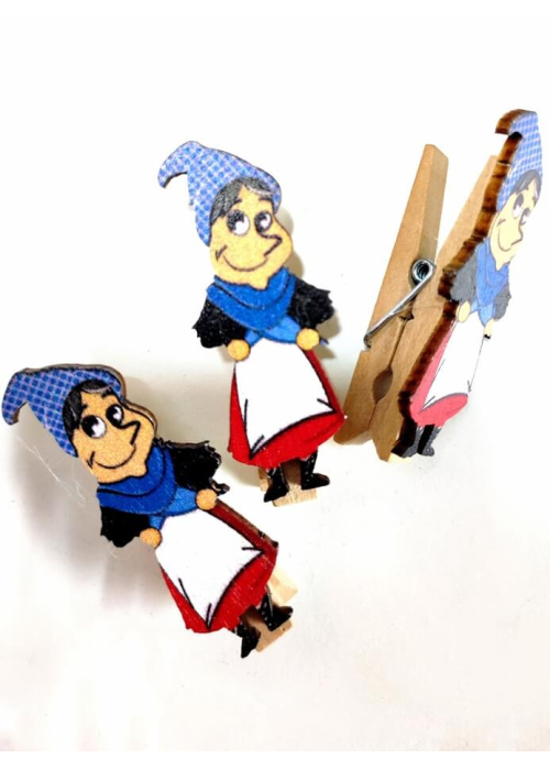 Pinzas Navideñas Mari Domingi (3 Unid.)