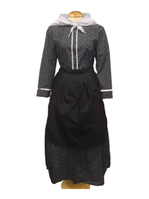 Conjunto Casera Flores Negro