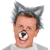Diadema Orejas Lobo Gris