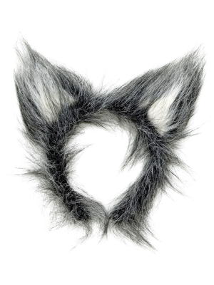 Diadema Orejas Lobo Gris
