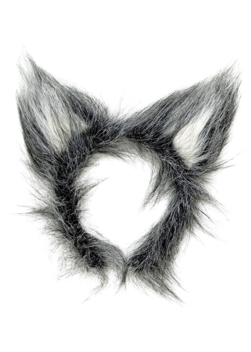Diadema Orejas Lobo Gris