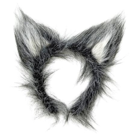 Diadema Orejas Lobo Gris