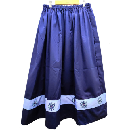 Falda Casera Azul Eguzkilore - Trajes regionales vascos
