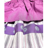 Conjunto Casera Morado Rayas con Bies Morado Eguzkilores