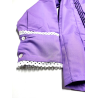 Blusa Hilandera Lila Niña - Trajes Regionales