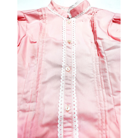 Blusa Hilandera Rosa Claro Mujer - Trajes Regionales