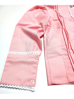 Blusa Hilandera Rosa Claro Mujer - Trajes Regionales