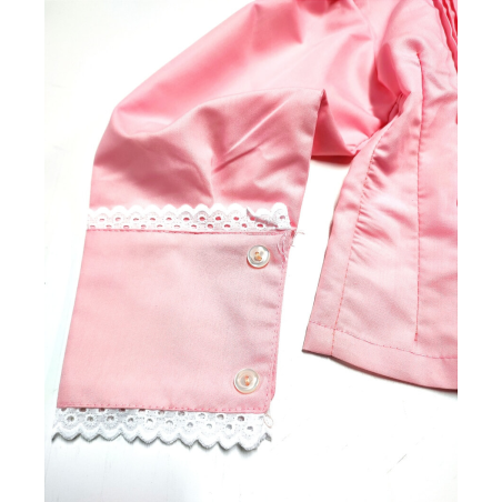 Blusa Hilandera Rosa claro Niña - Trajes Regionales