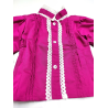 Blusa Hilandera Rosa Fucsia Niña - Trajes Regionales