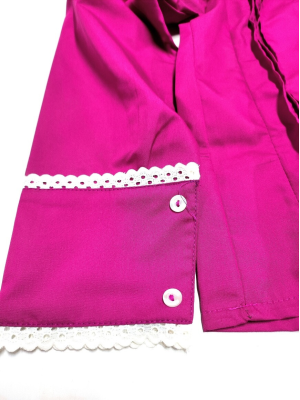Blusa Hilandera Rosa Fucsia Mujer - Trajes Regionales