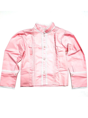Blusa Hilandera Rosa claro Niña - Trajes Regionales