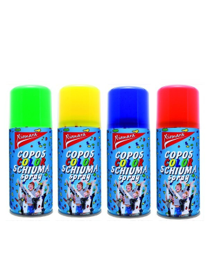 Spray Copos de Nieve Colores (1 Unid.)