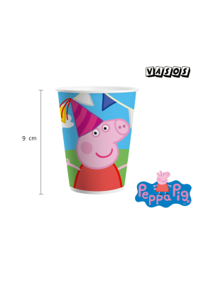 Vasos Peppa Pig 8 unid