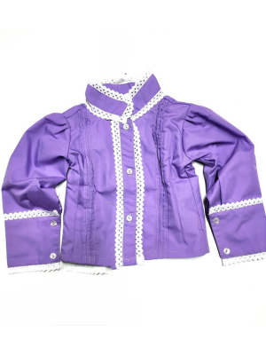 Blusa Hilandera Lila Bebe - Trajes Regionales