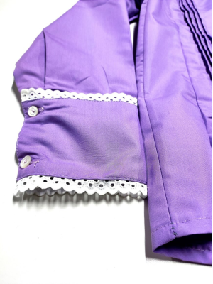 Blusa Hilandera Lila Bebe - Trajes Regionales