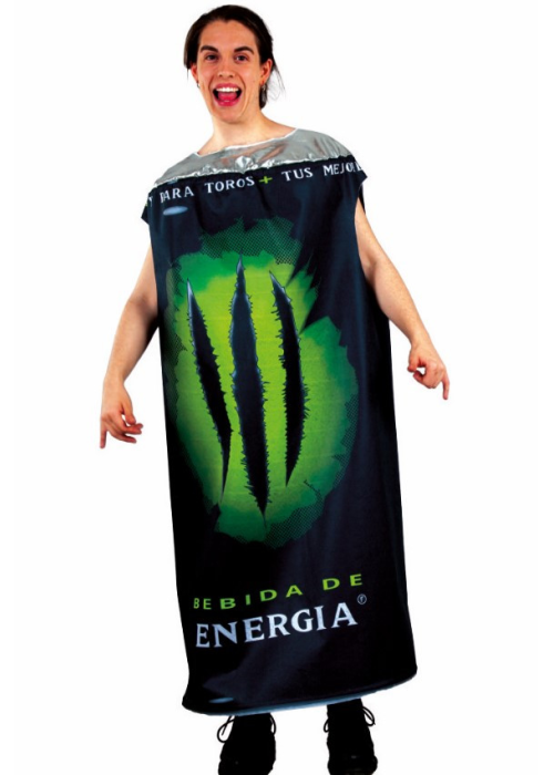 Disfraz de Bebida Energetica