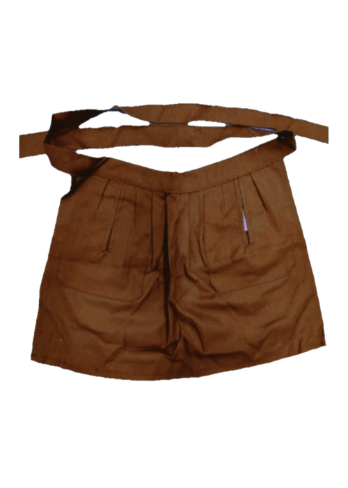 Delantal Aldeana Marron - Trajes Regionales Vascos