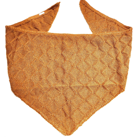 Toquilla Ocre Punto Detalle - Trajes Regionales