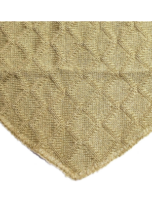 Toquilla Beige Punto Detalle - Trajes Regionales