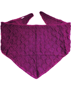 Toquilla Morado Oscuro Punto Detalle - Trajes Regionales