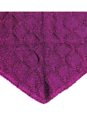 Toquilla Morado Oscuro Punto Detalle - Trajes Regionales
