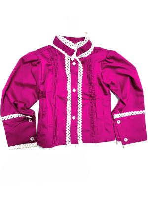 Blusa Hilandera Rosa Fucsia Bebe - Trajes Regionales
