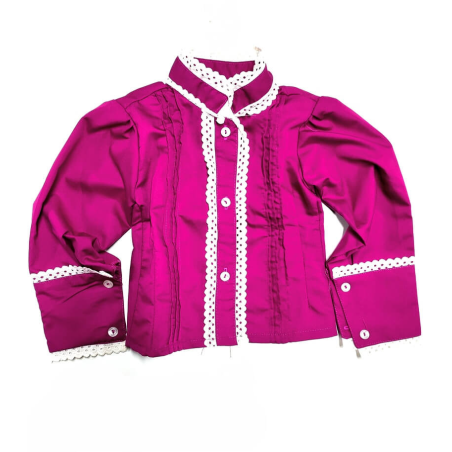 Blusa Hilandera Rosa Fucsia Bebe - Trajes Regionales