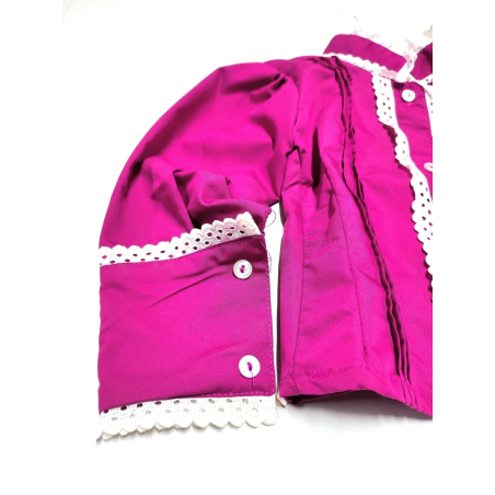 Blusa Hilandera Rosa Fucsia Bebe - Trajes Regionales