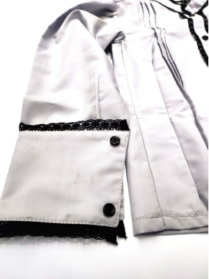 Blusa Hilandera Gris Mujer - Trajes Regionales