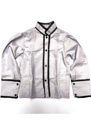 Blusa Hilandera Gris Niña - Trajes Regionales