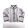 Blusa Hilandera Gris Bebe - Trajes Regionales