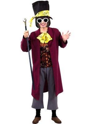 Disfraz de Willy Wonka adulto