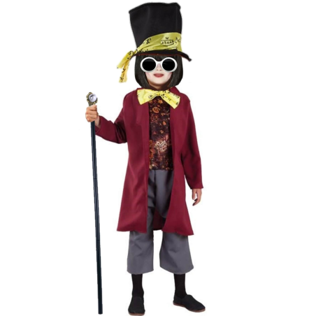 disfraz de Willy Wonka para niño