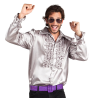 Camisa Disco Plata Hombre