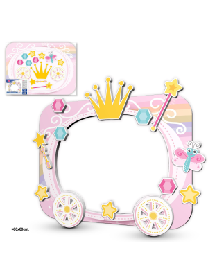 Marco Photocall Carroza de Princesa 80x60cm