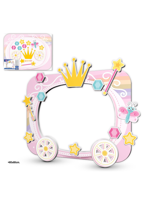 Marco Photocall Carroza de Princesa 80x60cm