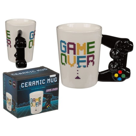 Taza Game Over con Asa Mando