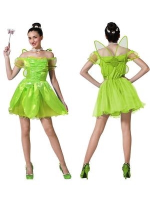 Disfraz de Hada Verde Brillo