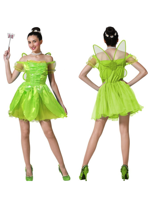 Disfraz de Hada Verde Brillo