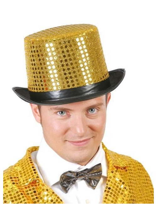 Bat erosi Hat Sequin Urrezko, bakarrik 3.50€ – mozorro Denda online