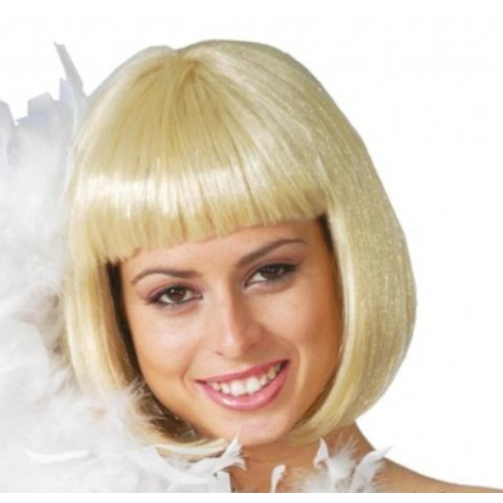 Peluca Melena Charleston Rubia - Complementos años 20