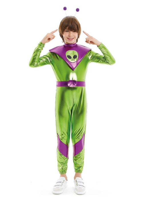 Disfraz de Galactico Verde Infantil