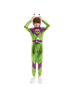 Disfraz de Galactico Verde Infantil