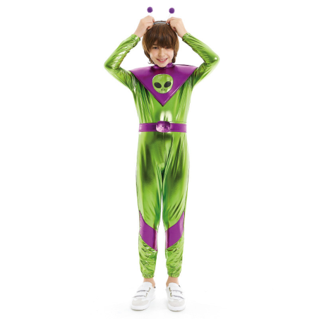 Disfraz de Galactico Verde Infantil