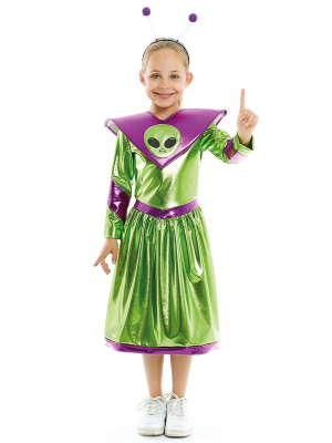 Disfraz de Galactica Verde Infantil