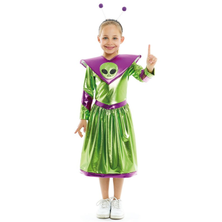 Disfraz de Galactica Verde Infantil